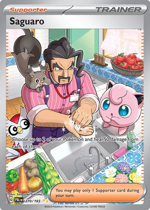 Pokemon TCG - SV02: Paldea Evolved - Saguaro - 270/193 - Holofoil