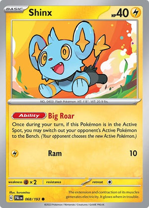 Pokemon TCG - SV02: Paldea Evolved - Shinx - 068/193
