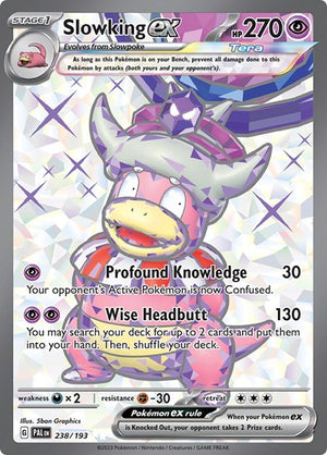 Pokemon TCG - SV02: Paldea Evolved - Slowking ex - 238/193 - Holofoil