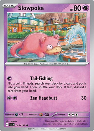 Pokemon TCG - SV02: Paldea Evolved - Slowpoke - 085/193