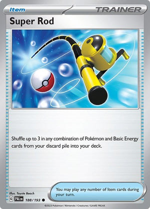 Pokemon TCG - SV02: Paldea Evolved - Super Rod - 188/193 - Playset (4x)
