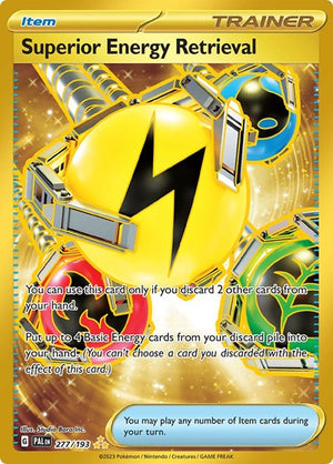 Pokemon TCG - SV02: Paldea Evolved - Superior Energy Retrieval - 277/193 - Holofoil