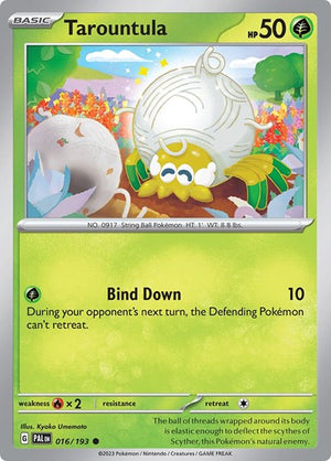 Pokemon TCG - SV02: Paldea Evolved - Tarountula - 016/193