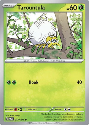 Pokemon TCG - SV02: Paldea Evolved - Tarountula - 017/193
