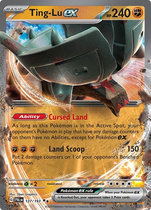 Pokemon TCG - SV02: Paldea Evolved - Ting-Lu ex - 127/193 - Holofoil