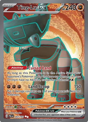 Pokemon TCG - SV02: Paldea Evolved - Ting-Lu ex - 243/193 - Holofoil