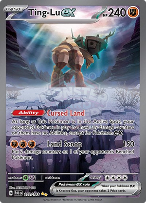 Pokemon TCG - SV02: Paldea Evolved - Ting-Lu ex - 263/193 - Holofoil