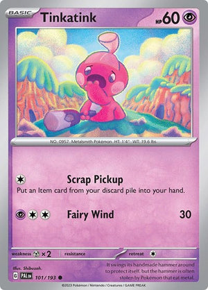 Pokemon TCG - SV02: Paldea Evolved - Tinkatink - 101/193