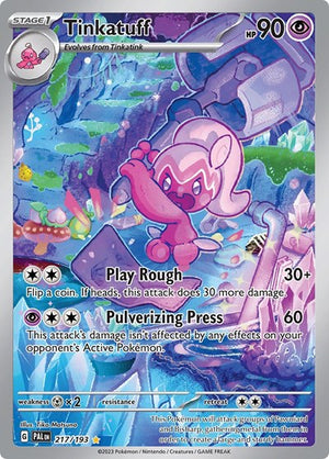 Pokemon TCG - SV02: Paldea Evolved - Tinkatuff - 217/193 - Holofoil