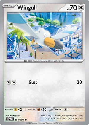 Pokemon TCG - SV02: Paldea Evolved - Wingull - 158/193
