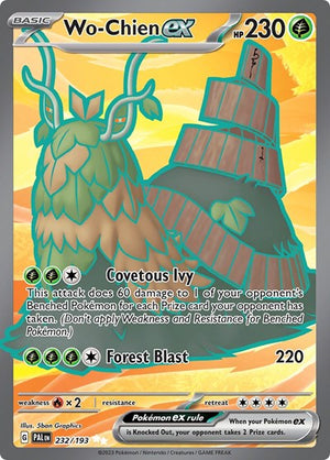 Pokemon TCG - SV02: Paldea Evolved - Wo-Chien ex - 232/193 - Holofoil