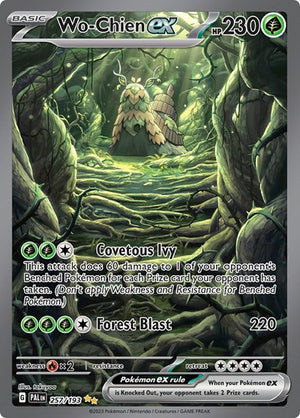 Pokemon TCG - SV02: Paldea Evolved - Wo-Chien ex - 257/193 - Holofoil