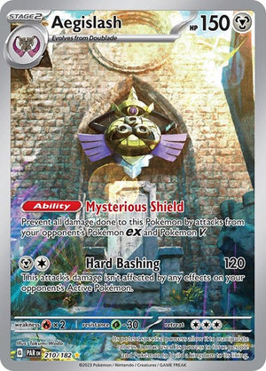 Pokemon TCG - SV04: Paradox Rift - Aegislash - 210/182 - Holofoil