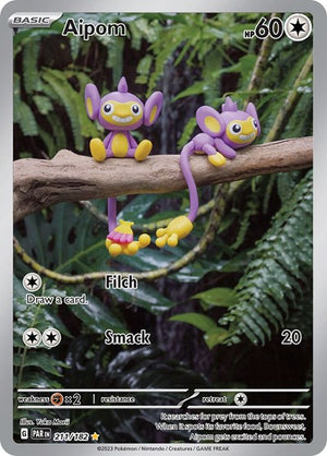 Pokemon TCG - SV04: Paradox Rift - Aipom - 211/182 - Holofoil