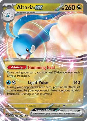Pokemon TCG - SV04: Paradox Rift - Altaria ex - 140/182 - Holofoil
