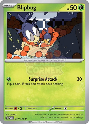 Pokemon TCG - SV04: Paradox Rift - Blipbug - 010/182