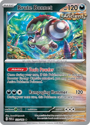 Pokemon TCG - SV04: Paradox Rift - Brute Bonnet - 123/182 - Reverse Holofoil
