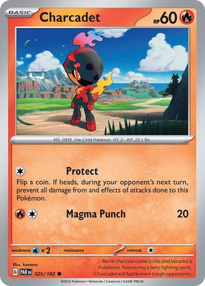 Pokemon TCG - SV04: Paradox Rift - Charcadet - 025/182