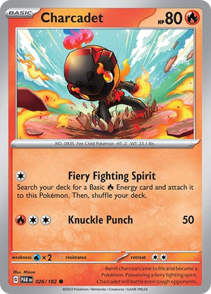 Pokemon TCG - SV04: Paradox Rift - Charcadet - 026/182
