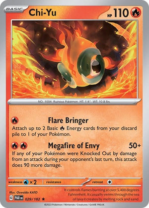 Pokemon TCG - SV04: Paradox Rift - Chi-Yu - 029/182 - Holofoil