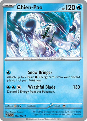 Pokemon TCG - SV04: Paradox Rift - Chien-Pao - 057/182 - Holofoil