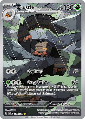 Pokemon TCG - SV04: Paradox Rift - Crustle - 183/182 - Holofoil