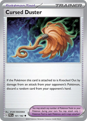 Pokemon TCG - SV04: Paradox Rift - Cursed Duster - 161/182 - Reverse Holofoil