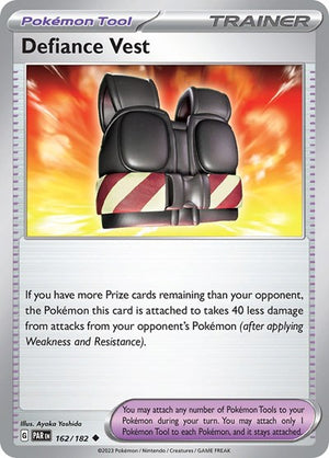 Pokemon TCG - SV04: Paradox Rift - Defiance Vest - 162/182