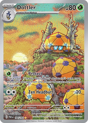 Pokemon TCG - SV04: Paradox Rift - Dottler - 184/182 - Holofoil