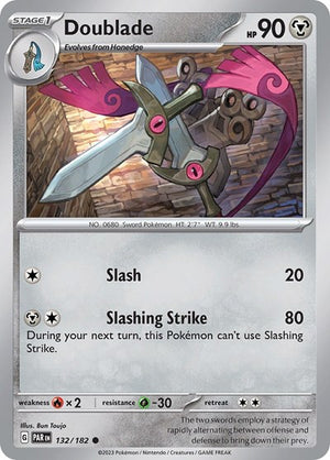 Pokemon TCG - SV04: Paradox Rift - Doublade - 132/182
