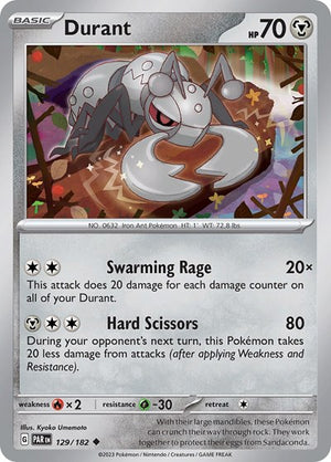 Pokemon TCG - SV04: Paradox Rift - Durant - 129/182