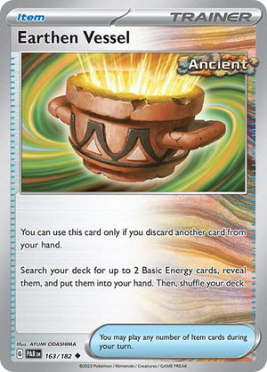 Pokemon TCG - SV04: Paradox Rift - Earthen Vessel - 163/182 - Playset (4x)