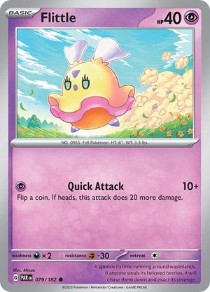 Pokemon TCG - SV04: Paradox Rift - Flittle - 079/182 - Reverse Holofoil