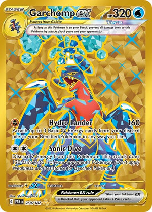 Pokemon TCG - SV04: Paradox Rift - Garchomp ex - 260/182 - Holofoil