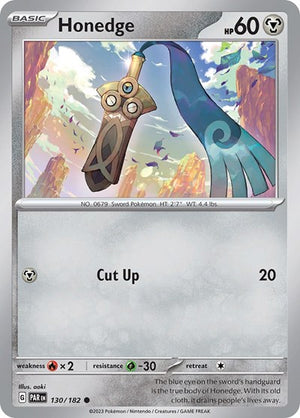 Pokemon TCG - SV04: Paradox Rift - Honedge - 130/182