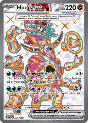 Pokemon TCG - SV04: Paradox Rift - Hoopa ex - 226/182 - Holofoil