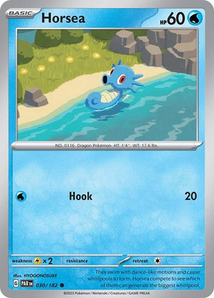 Pokemon TCG - SV04: Paradox Rift - Horsea - 030/182