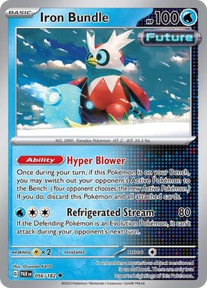 Pokemon TCG - SV04: Paradox Rift - Iron Bundle - 056/182 - Reverse Holofoil