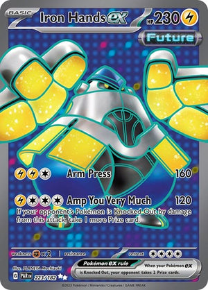 Pokemon TCG - SV04: Paradox Rift - Iron Hands ex - 223/182 - Holofoil