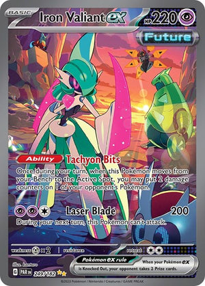 Pokemon TCG - SV04: Paradox Rift - Iron Valiant ex - 249/182 - Holofoil