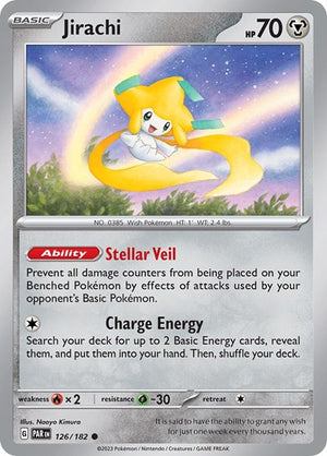Pokemon TCG - SV04: Paradox Rift - Jirachi - 126/182