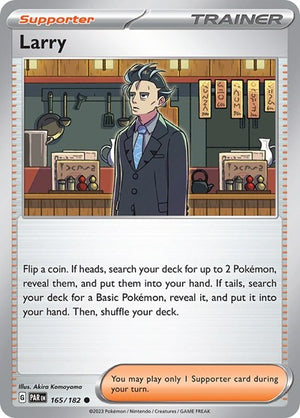 Pokemon TCG - SV04: Paradox Rift - Larry - 165/182