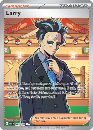 Pokemon TCG - SV04: Paradox Rift - Larry - 235/182 - Holofoil