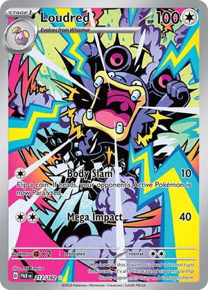 Pokemon TCG - SV04: Paradox Rift - Loudred - 212/182 - Holofoil