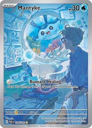 Pokemon TCG - SV04: Paradox Rift - Mantyke - 189/182 - Holofoil