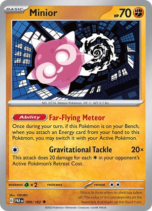 Pokemon TCG - SV04: Paradox Rift - Minior - 099/182