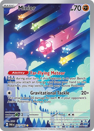 Pokemon TCG - SV04: Paradox Rift - Minior - 201/182 - Holofoil