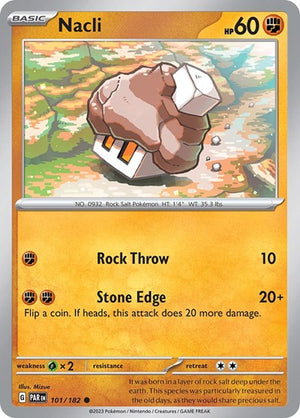 Pokemon TCG - SV04: Paradox Rift - Nacli - 101/182 - Reverse Holofoil