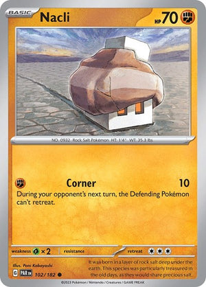Pokemon TCG - SV04: Paradox Rift - Nacli - 102/182 - Reverse Holofoil