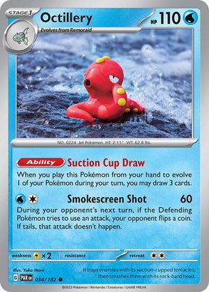 Pokemon TCG - SV04: Paradox Rift - Octillery - 034/182
